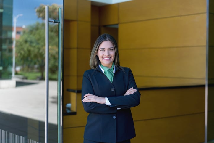 Hotel Manager smiling